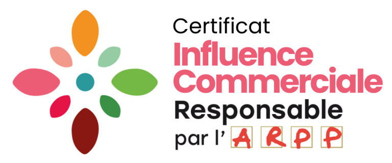 Certificat Influence Commerciale Responsable par l’ARPP